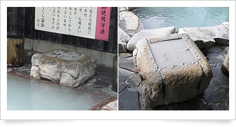 这个容器内放有泥温泉！